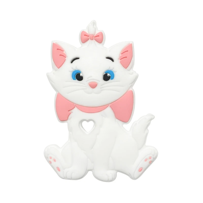 1pcs Silicone Disney Baby Teething Food Grade Cartoon Silicone For Necklaces Baby Teether Toy Nursing Gifts