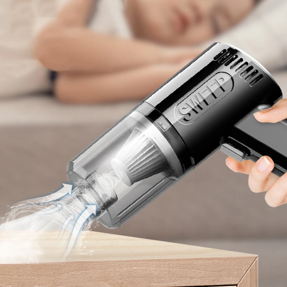 

9000Pa 3in1 Wireless Portable Vacuum Cleaner Brushless Motor Wet and Dry Multi-function Inflatable Car Accessories