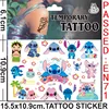 New Interstellar Baby Stitch Cartoon Tattoo Stickers Children Stitch Water Transfer Disposable Tattoo Stickers Toys Kawaii Gift 4