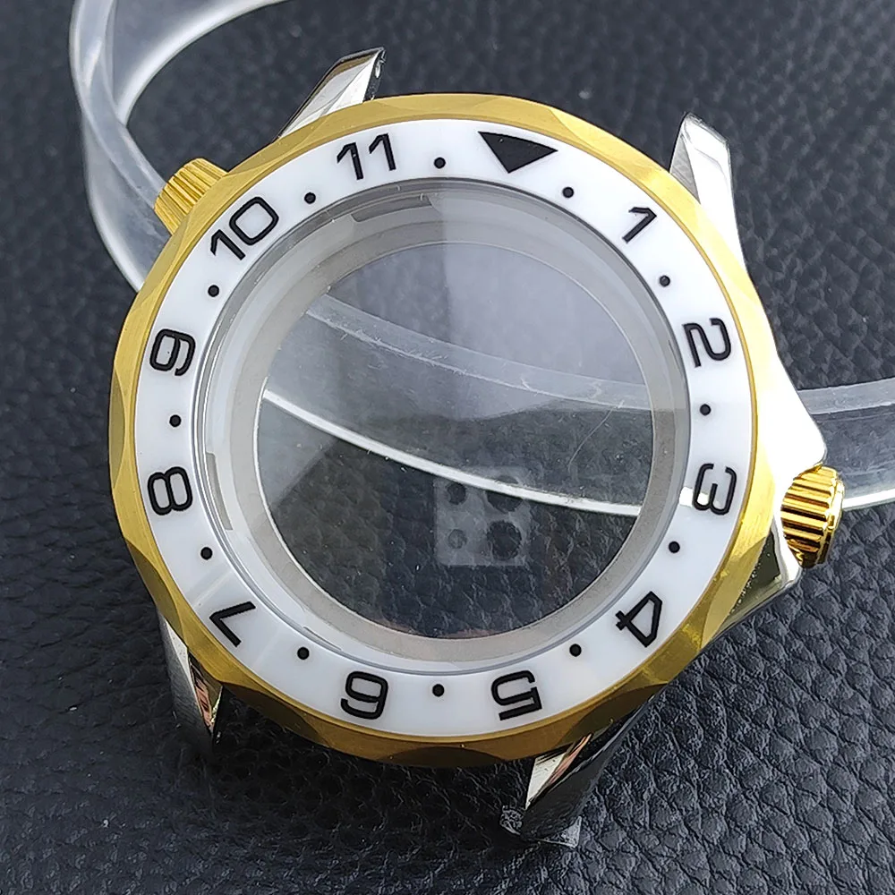 Premium 42mm Men's Watch Case with Sapphire Glass and 20mm Strap - Complete Watch Accessory Set with Box