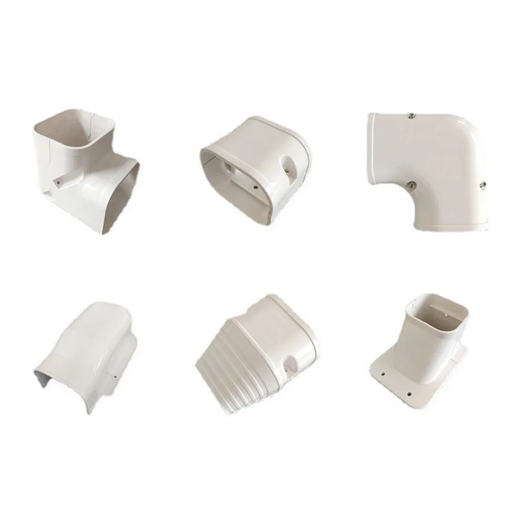 Easy To Install Cover Indoor Outdoor Connection Lines Wall Cap Wall Entry Cap Weather Resistance 135&deg;Flat Elbow