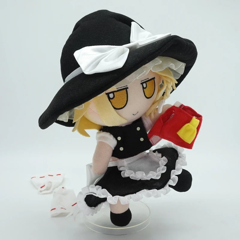 

Проект Touhou, плюшевая кукла, мягкие игрушки, Kirisame Marisa, 24 см, косплей, Fumo PVC Bone Ver. Подставка для подарка