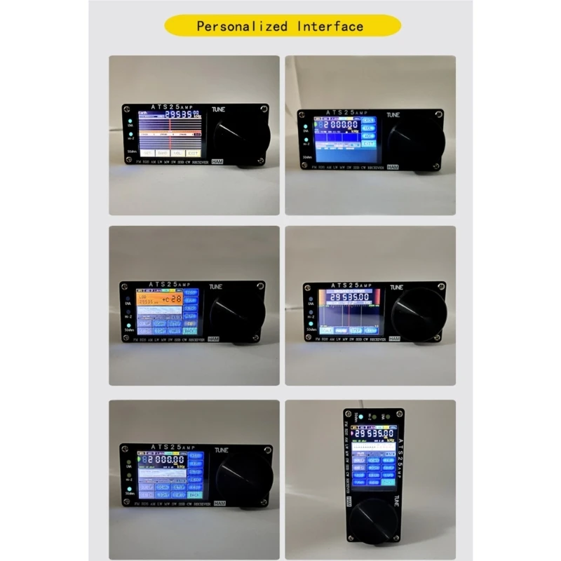 Color Display ATS25 AMP Receiver Shortwave Touching Screen and Spectrum Scanning Dropship