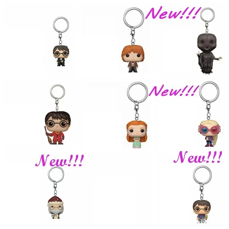 thumbnail image 1 of Llavero Funko POP de Hermione, Ginny, Ron, Hedwig, Snape, Fawkes, Dementor, Luna Lovegood, llavero de bolsillo Pop, figura de vinilo, juguetes, 1 of 5