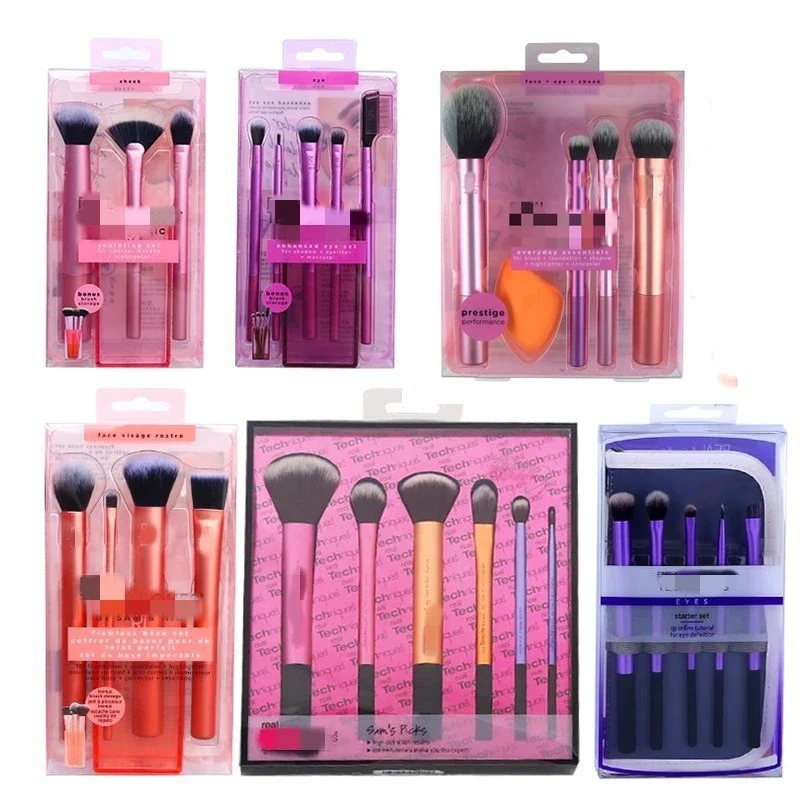 

Multifuncional Make Up Brushs Set Powder Loose Box Foundation Brush Best Quality Support Dropshipping Makeup Kit Facial Brush