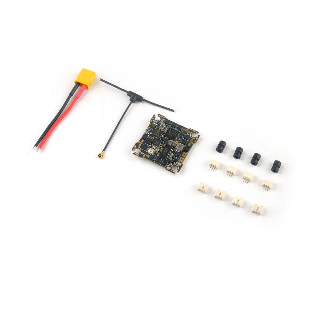 

HappyModel CrazyF411 ELRS AIO 4in1 F411 Flight Controller Built-in UART 2.4G ELRS RX 20A ESC 2-4S for FPV Toothpick Drones