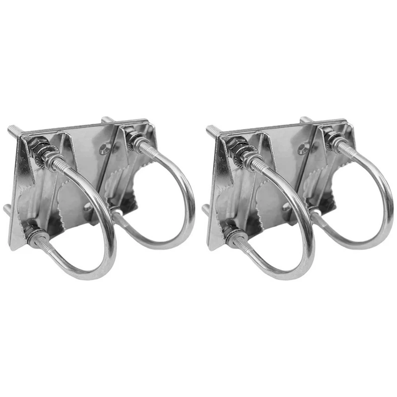 2X Uniwersalne Mocowanie Wspornik U Do Naczynia Starlink, Ciężki Wspornik Klamra Zaciskowa, Maszt Dachowy Do Słupa Do Adapter Do Montażu Rur