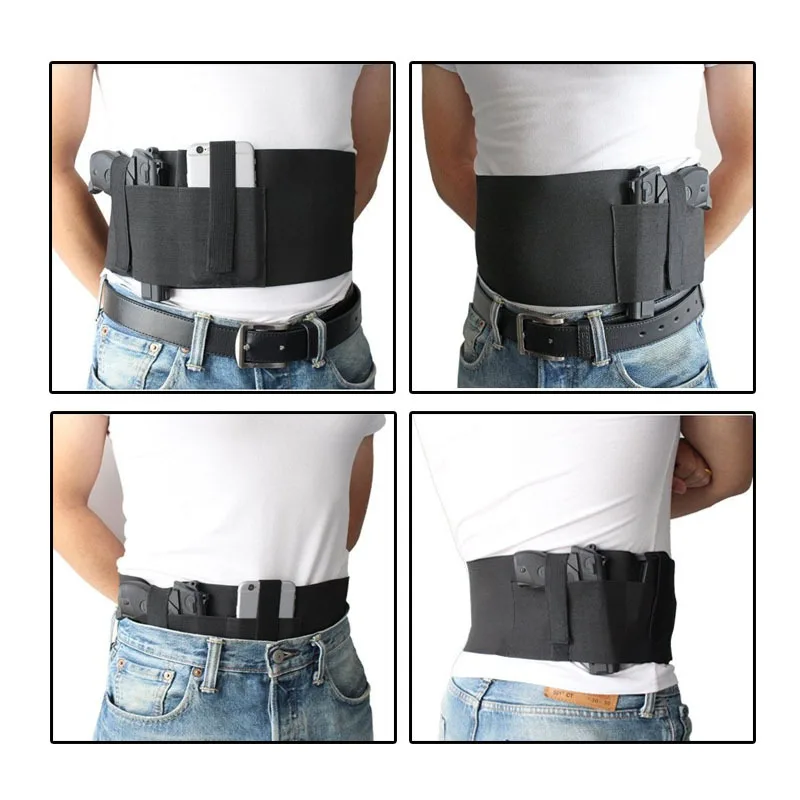 

Outdoor Left Right Universal Airsoft Hunting Hidden Holsters Glock Tactical Belt Holster Military Pistol Holster Pouch Magazine