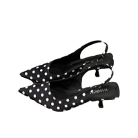 Chaussures à talons hauts à bout pointu pour femmes, sandales sexy, mules d'été tendance 2026, élégantes chaussures à bride arrière pour femme 6