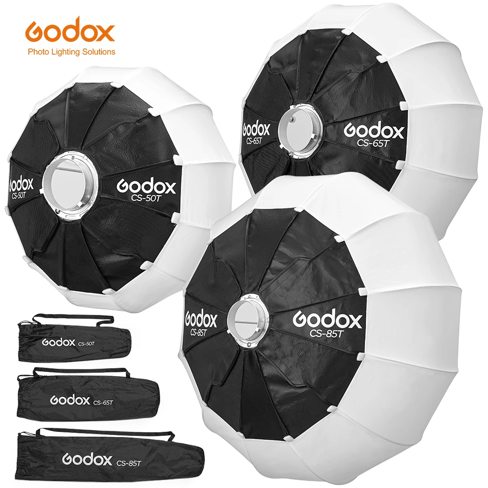 Godox CS-50T 50cm CS-65T 65cm CS-85T 85cm Collapsible Lantern Bowens Mount Softbox
