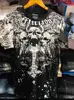 Gothic Skull Cross T shirts 1