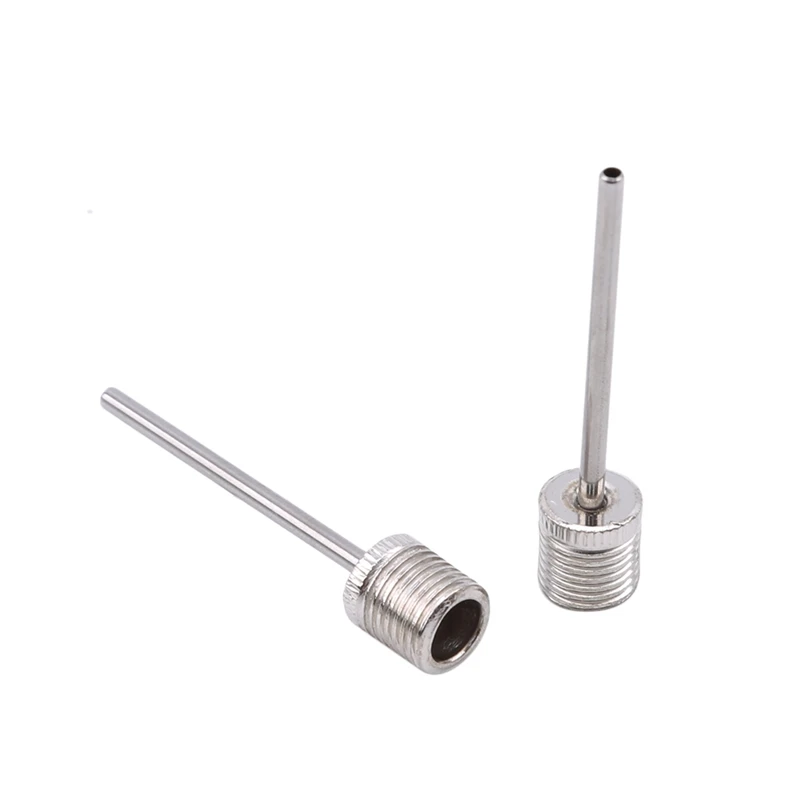 100Pcs / 1Pack Sports Ball Inflating Pump Needle For Football Basketball Inflatable Air Valve Adaptor Stainless Steel Pump Pin ball inflating pump ball inflating needle sport ball inflating pump