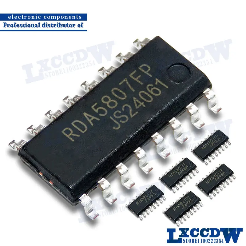 10pcs RDA5807M RDA5807 RDA5807MP SOP 8 RDA5807FP SOP 16 MSOP 10 ...