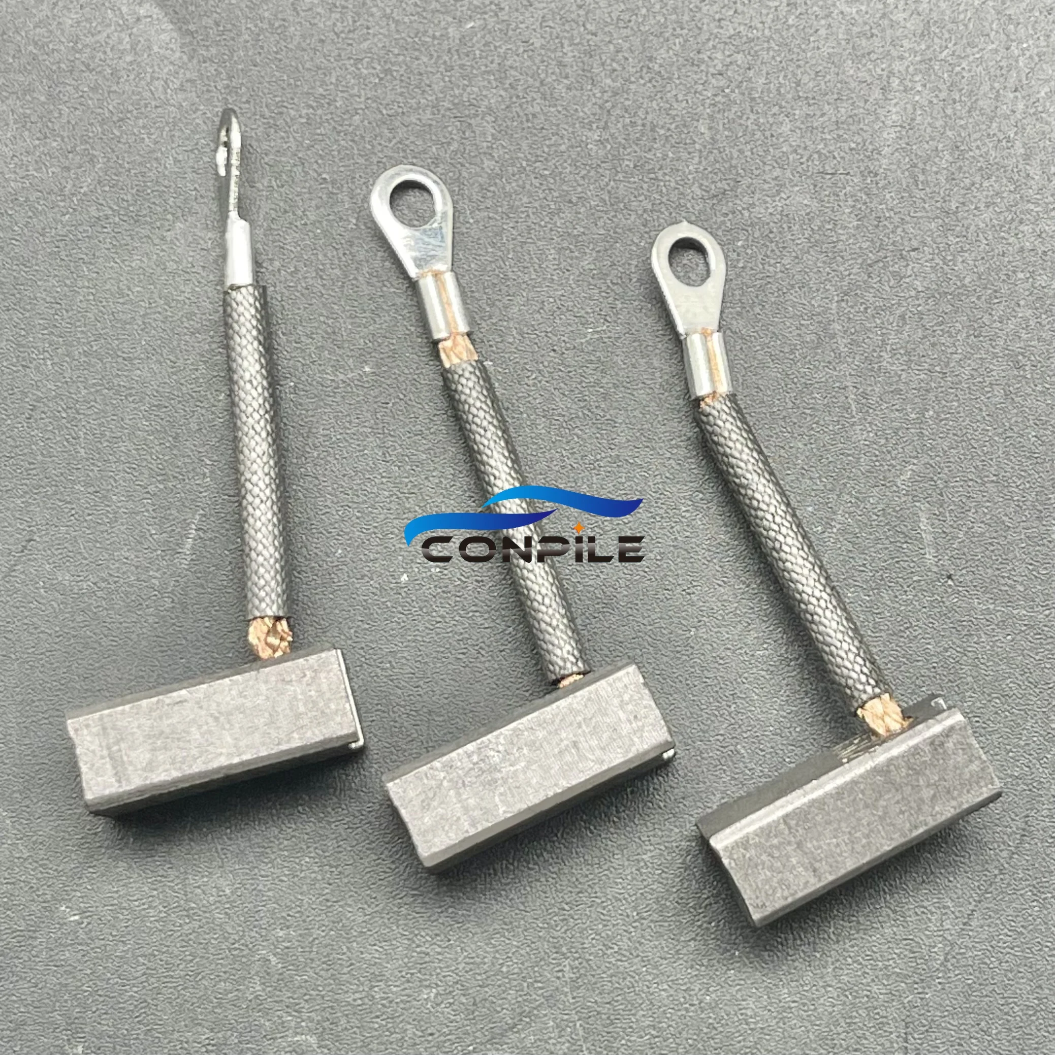 3pcs Car Electric forklift copper graphite carbon brush J502 start motor brush 8/8.3*10*22