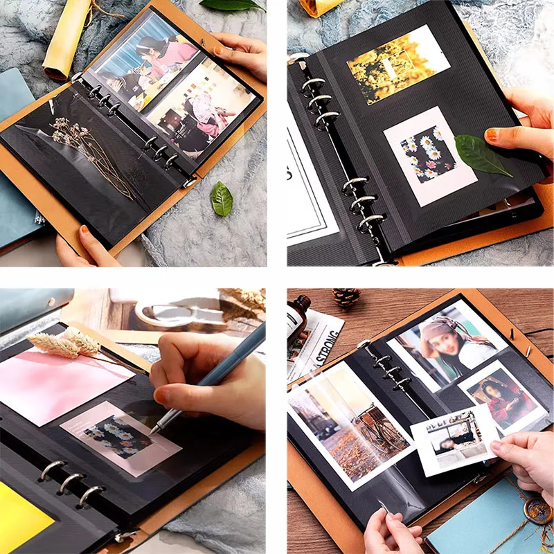 Photo Album Felt Cover Photo Scrapbook Memory Book Hand Made DIY Albums With 30 Sheet B07wbypc7c 1000x1000
