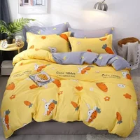 New Comfortable Soft Skin-friendly Cotton Aloe Vera Cotton Four-piece Set Active Cotton Bedding Sheet Quilt Cover 5