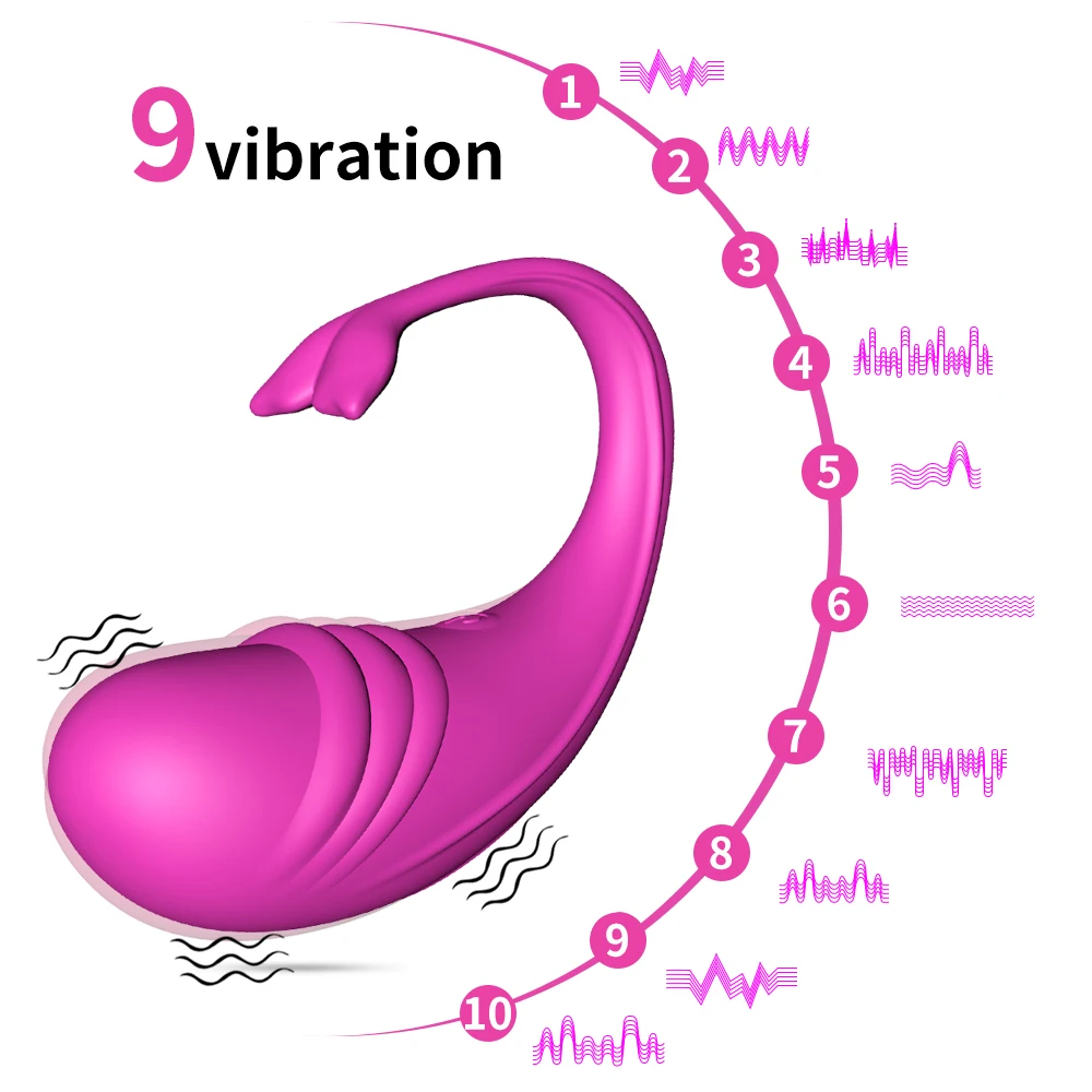 Vibromasseur Bluetooth sans fil pour femme, stimulation du clitoris, du point G, gode, œuf vibrant, culotte pour adulte_voghion.com