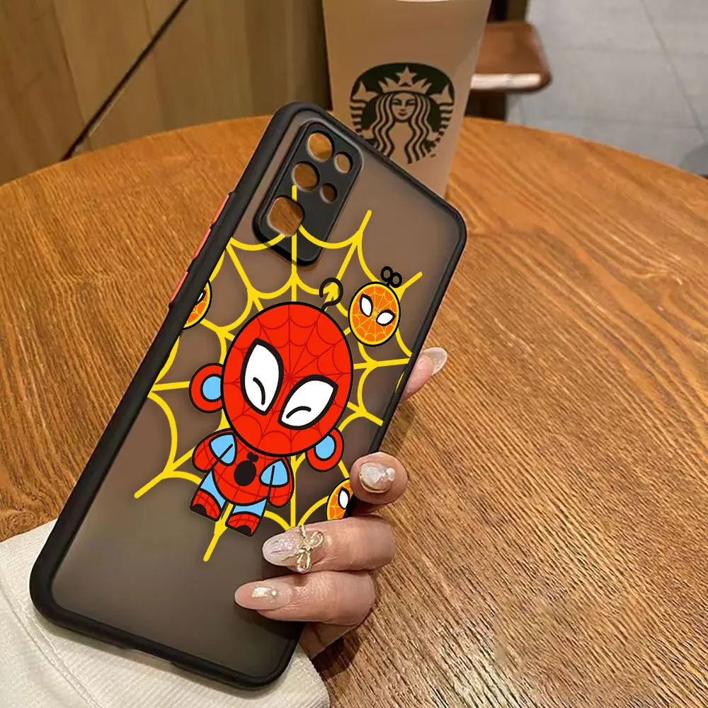 thumbnail image 1 of Matte Case for HONOR 70 50 30S 30 20 8X 9A 9X PLAY 4T X7 X9 X10 5G V40 Case Funda Shell Marvel Cartoon Hero Spider-Man Lron Man, 1 of 5