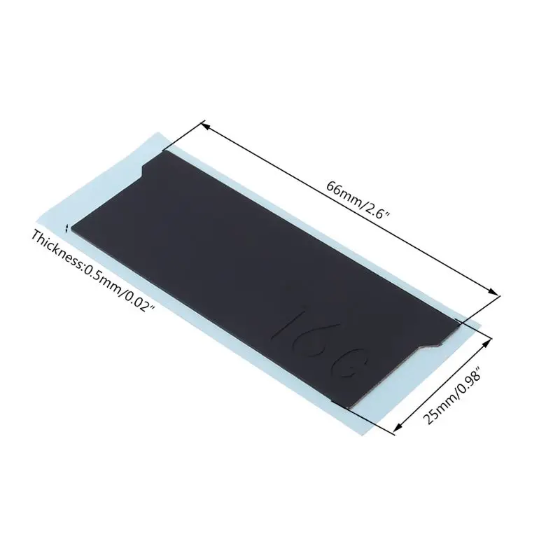 Pure Copper Graphene Coating Laptop Memory Heatsink Cooling Vest ram- Radiator Cooler Kit 0.5mm 0.15mm Thickness ram heatsink
