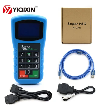 YIQIXIN 2.0 / V4.8 Scanner diagnostico OBD per Super VAG K CAN Plus per VW per Audi per Skoda per sedile perno di correzione chilometraggio Cod