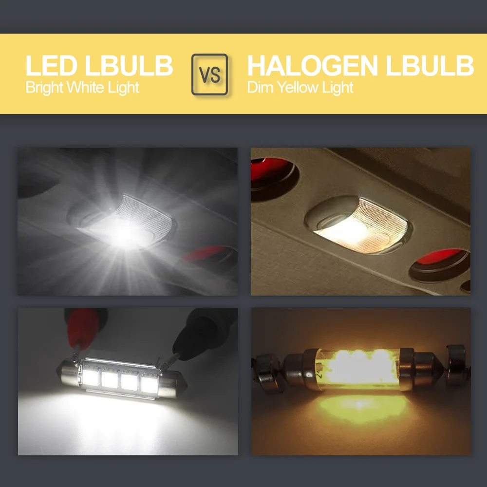ڵ Ʈ LED , ĵ 佺 DE3021 3175 6428 SMD ׸  , Ʈũ  ǵ, 10x DE3022 DE3175, 31mm