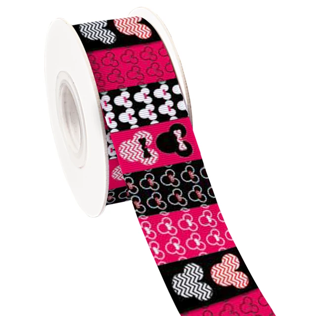 2 Yd,mickey Ribbon,minnie Ribbon,disney Ribbon,grosgrain Ribbon