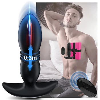 Wireless Anal Plug Male Masturbator Anal Vibrator Dildo For Men Prostate Massager G-spot Stimulation Adult Sex Toys for Men Shop 1