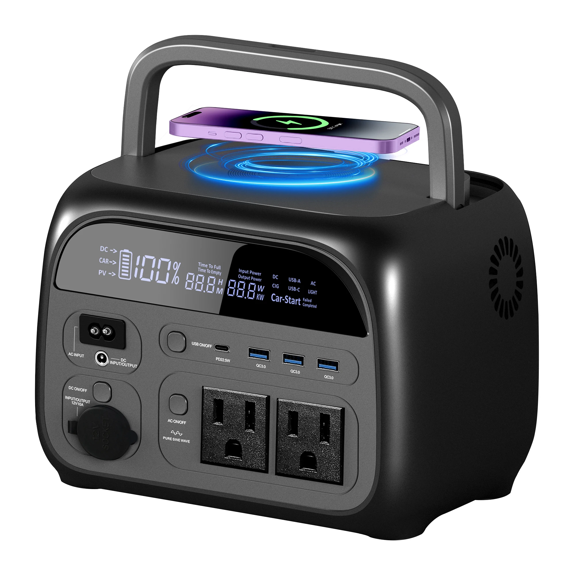 500W345WhPortablePowerStationLiFePO4Battery-108000mahSolarGenerator110V220VACOutputHomeUseCampingTravelRVs-AliExpress18