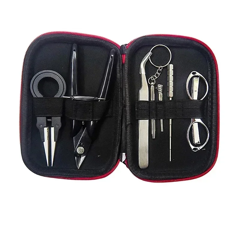 DIY E-Cigarette Tools Bag with Vape Cotton Electronic Cigarette Organic Cotton Heating Wire Bacon Cotton for OBS ENGINE RTA Kit - 3