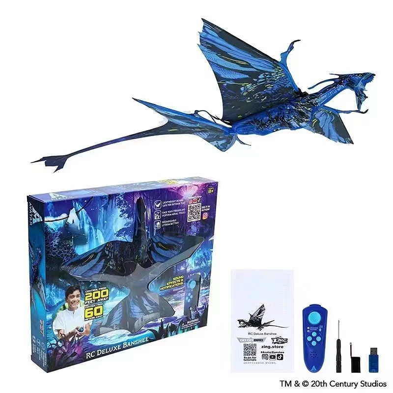 New Go Go Bird Remote Control Flying Dragon Pterosaur Toys Mini RC