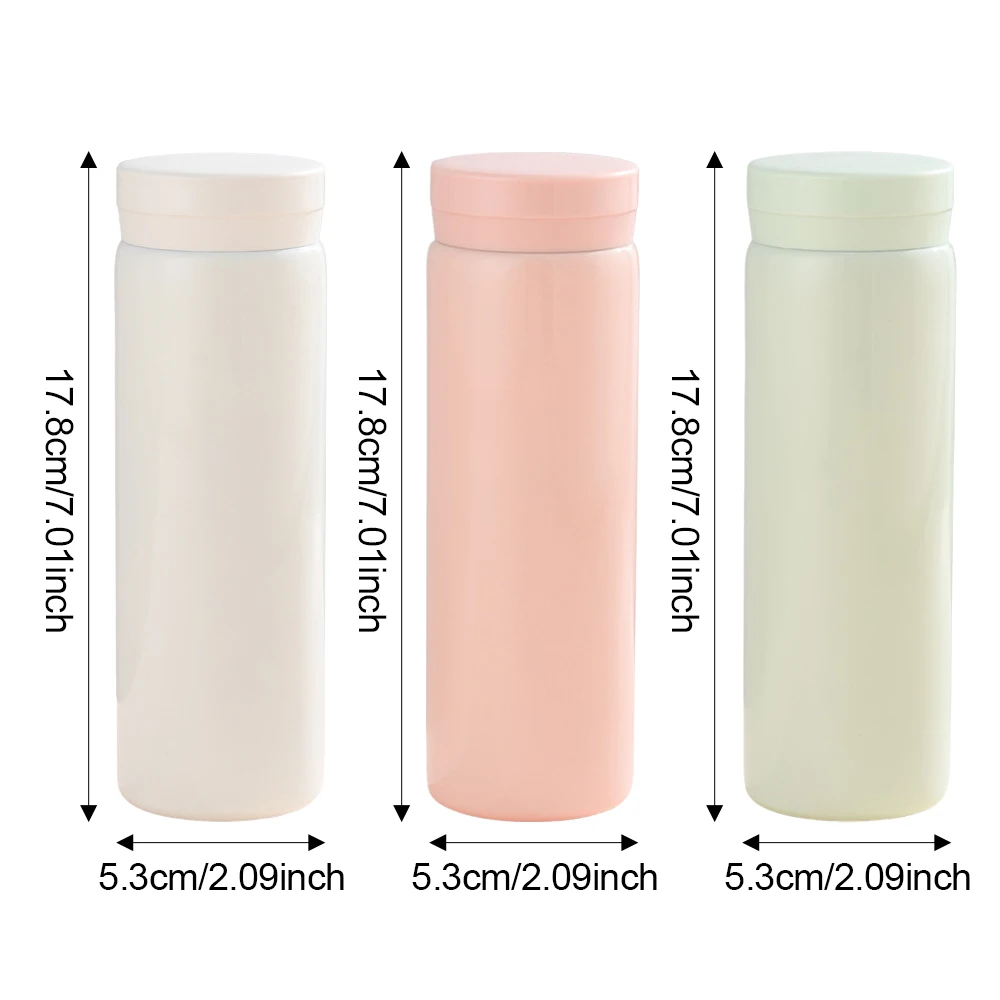 280ml stainless steel insulated cup, portable vacuum water bottle, suitable for outdoor travel, school, office, exquisite gifts