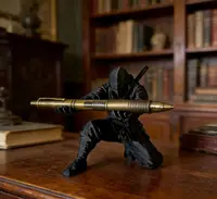 Ninja 3D Printed Desktop Organizer Pen Holder Multi-Functional Pen Stand Creative Gift Cultural and Creative Desktop Decoration 2