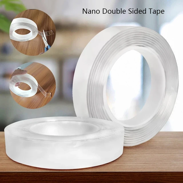 Transparent Adhesive Tape Double Side  Strong Double Sided Sticky Tape -  1-10m Nano - Aliexpress