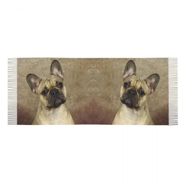 Рисунок 5 - Шарф в виде французского бульдога