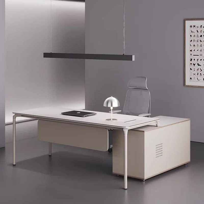 

Luxury Drawers Office Desks Shelves Meeting Minimalist Console Office Desks Writing Conference Bureau Meuble Desk Accessories