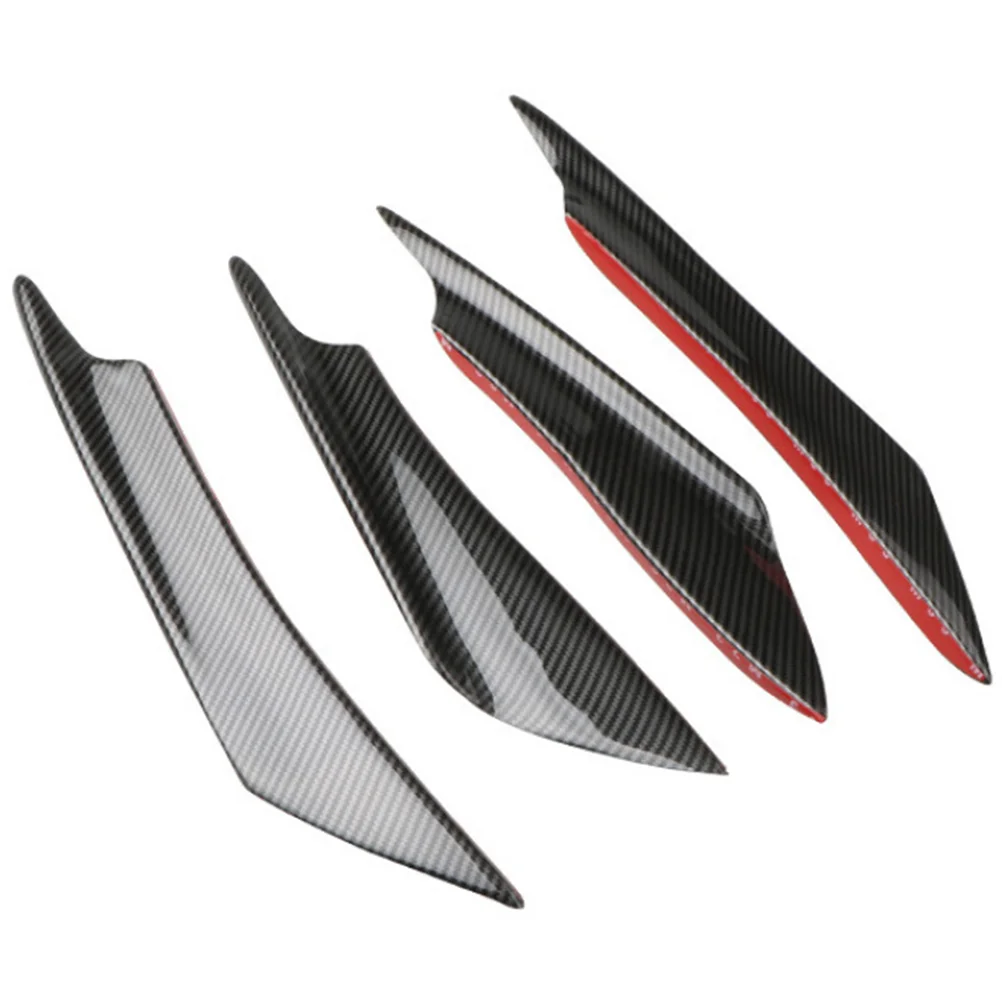 Front Lip Splitter Bumper Trim Sticker Spoiler Professional Cover Universal Accessory Surface