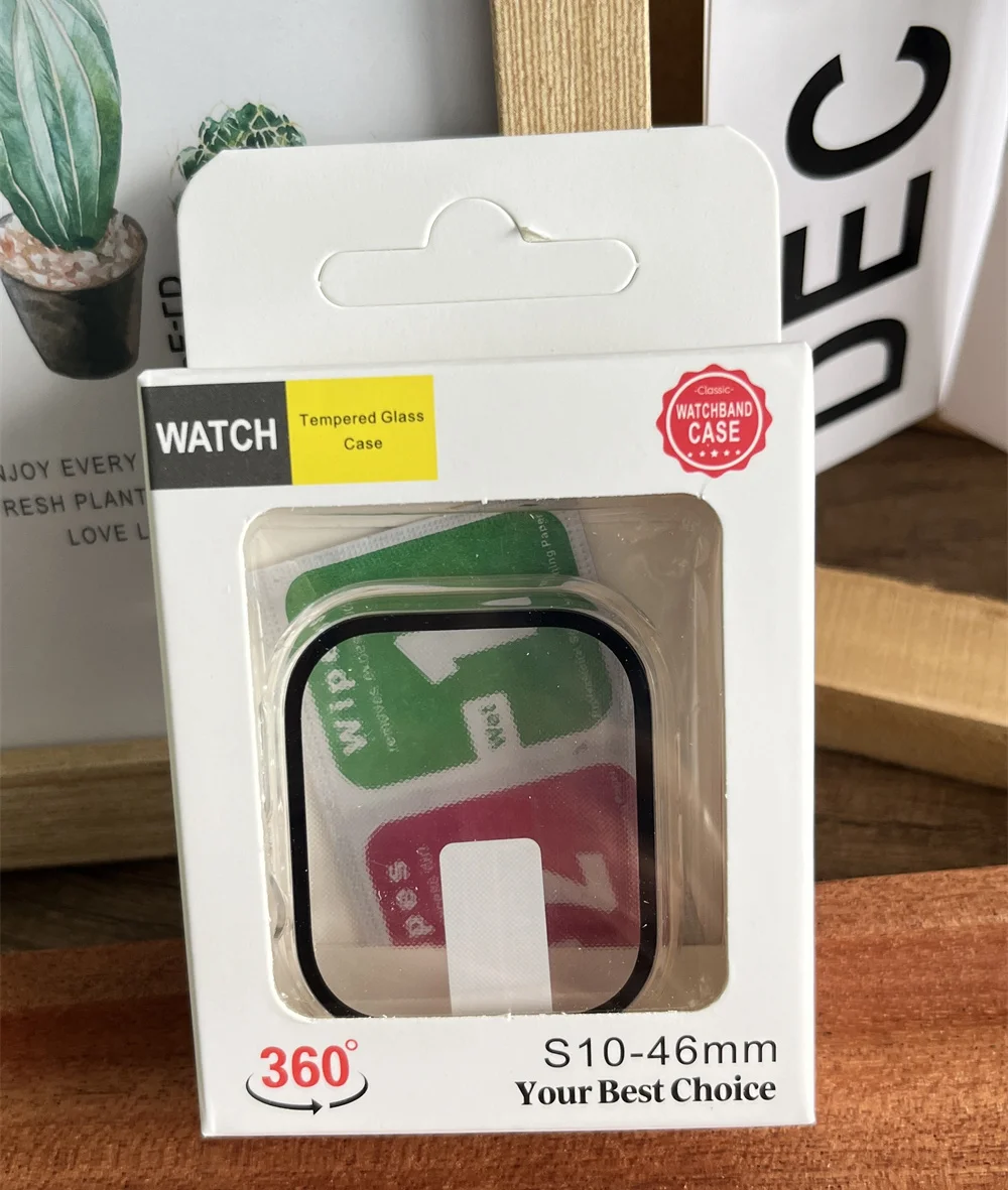 Premium 2-Pack Tempered Glass Screen Protector Cover for Smartwatch - Transparent