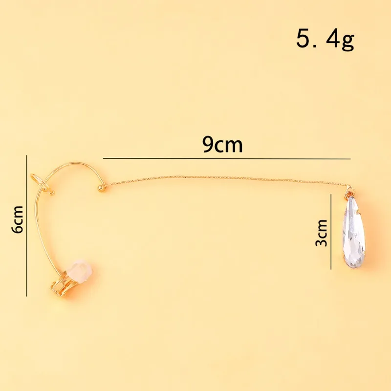 New Water Drop Hanging Earrings for Women, Minimally Personalized, Small and Unique Design, Water Diamond High End Earrings