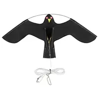 1.2M Flying Kite, 120x65cm Easy to Fly Bird Repelling Kite Kids Toys Scary Bird Kite Drive Bird Kite for Garden Park Beach 2
