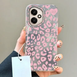 Retro White Leopard Phone Case Cover for Honor 400 Smart 4G (Ybaowt124)