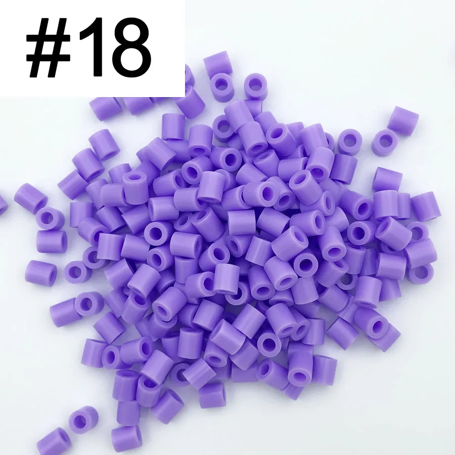5mm 1000PCS Assorted Colored Hama Beads for Kids DIY Pixel Art and Puzzles