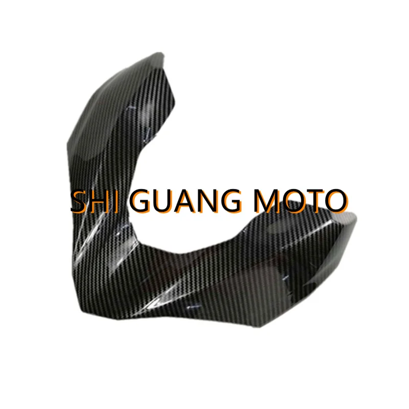 

ABS Carbon Upper Front Headlight Fairing Beak Nose Cone Extension Cowl Winglet Wing Cover Fit For KAWASAKI Z900 2017-2019 Z 900