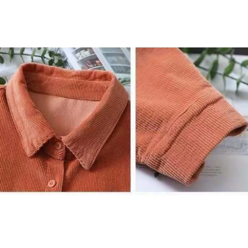 Рисунок 6 - Женская Вельветовая рубашка-куртка в стиле ретро