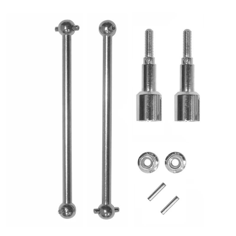 Metal Front And Rear Silver Drive Shaft With 12Mm Hex For HBX HAIBOXING 901 901A 903 903A 905 905A 1/12 RC Car Upgrade Parts