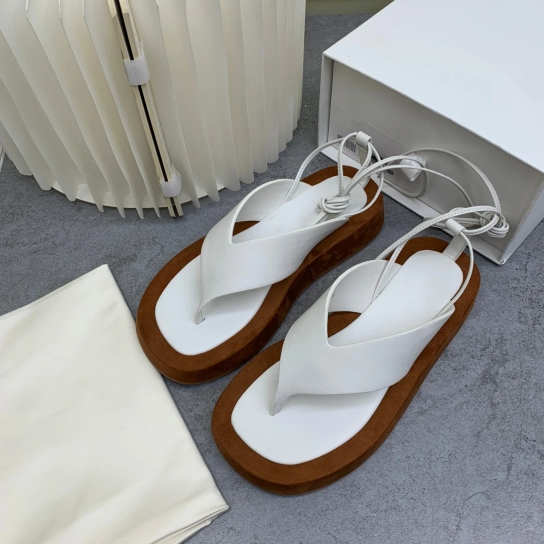 

Herringbone drag heel strap for women's summer beach thick sole sandals for external wear