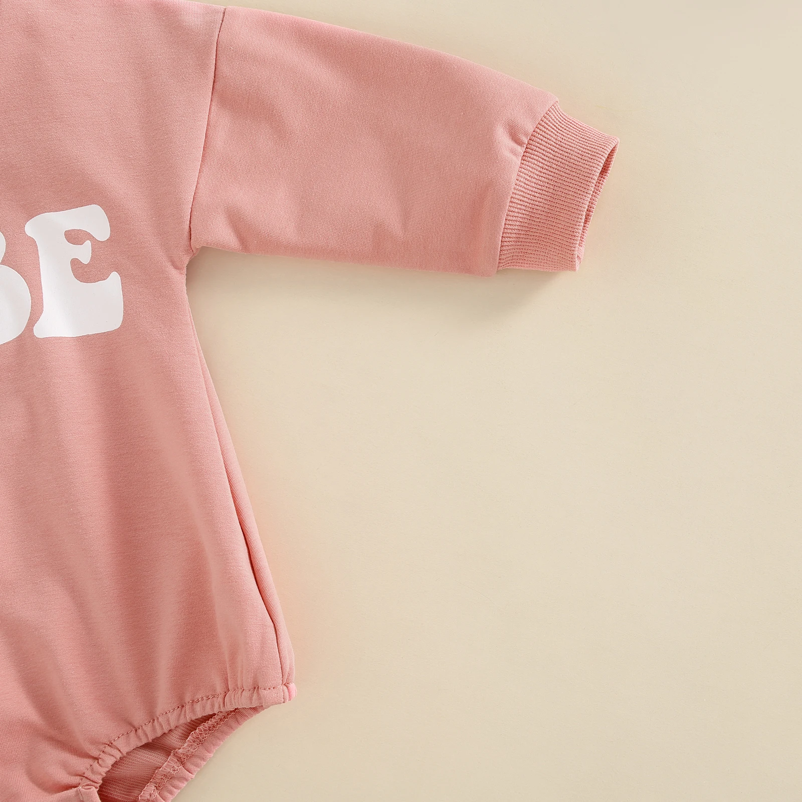 Newborn Baby Letter Print Bodysuit 4