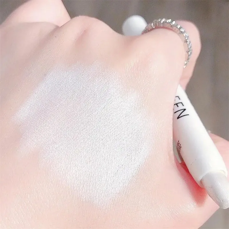 Crease Brightening Aegyo-sal Glitter Lying Silkworm Pencil Long-lasting Highlighter Pen White Silver Waterproof Eyes Makeup