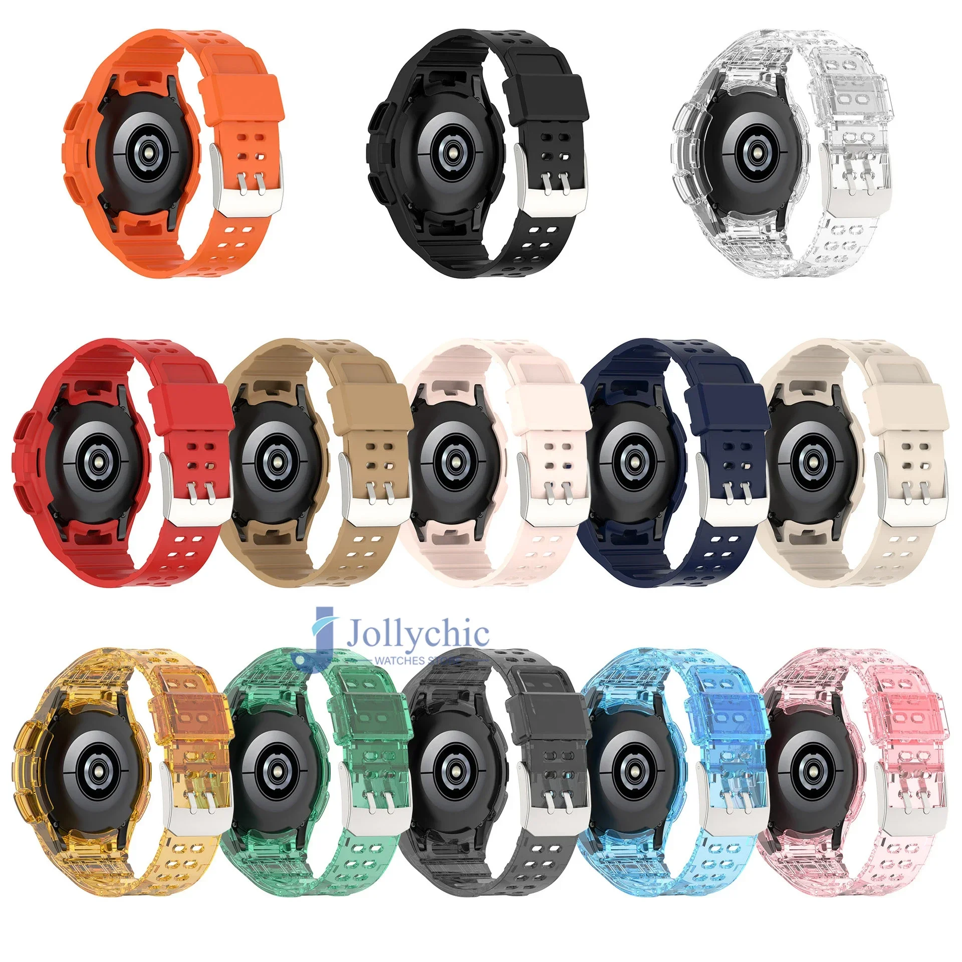 Transparent Silicone Sport Band and Case