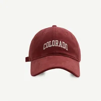 New COLORADO Embroidery Spring Women Lady Girls Baseball Hats All-match Autume Outdoor Boys Baseball Caps 2025 Unisex Travel Hat 2