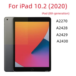 Premium 9H Tempered Glass Screen Protector for Tablets - Bubble - Free HD Film (iPad 8th 10.2)